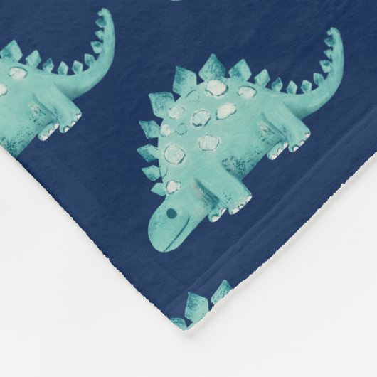 Couverture Polaire Dinosaur Stegosaurus Motif (Coin)