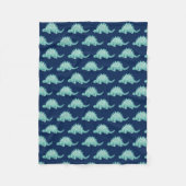 Couverture Polaire Dinosaur Stegosaurus Motif (Devant)