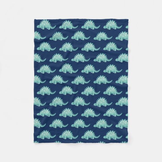 Couverture Polaire Dinosaur Stegosaurus Motif (Devant)