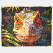 Couverture Polaire Dinosaure (Devant (Horizontal))