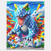 Couverture Polaire Dinosaure (Devant)