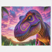 Couverture Polaire Dinosaure (Devant (Horizontal))