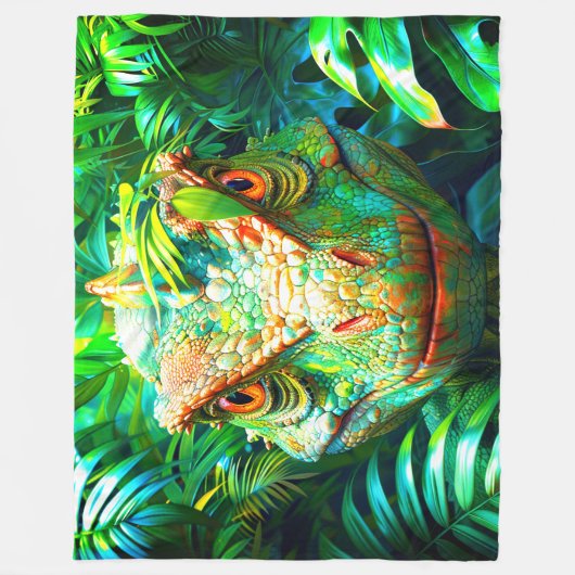 Couverture Polaire Dinosaure (Devant)