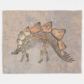 Couverture Polaire dinosaure (Devant (Horizontal))