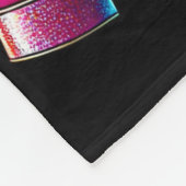 Couverture Polaire Dinosaure drôle dansant  (Coin)