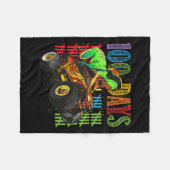 Couverture Polaire Dinosaure Monter Un Camion Monster 100 Jours D'Éco (Devant (Horizontal))