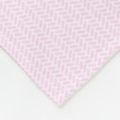 Couverture Polaire Dinosaure rose mignon de brontosaure de bébé (Coin)