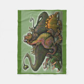 Couverture Polaire Dinosaures (Devant)