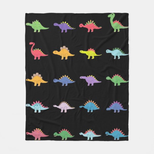 Couverture Polaire Dinosaures (Devant)