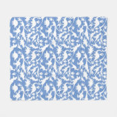 Couverture Polaire Dinosaures motif 01 w. BG LBlue (Devant (Horizontal))