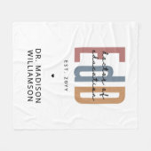 Couverture Polaire Diplôme D'Études De L'EdD Personnalisé (Devant (Horizontal))