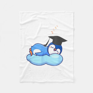 Couverture Polaire Diplômé retour au lit - drôle de remise de diplôme