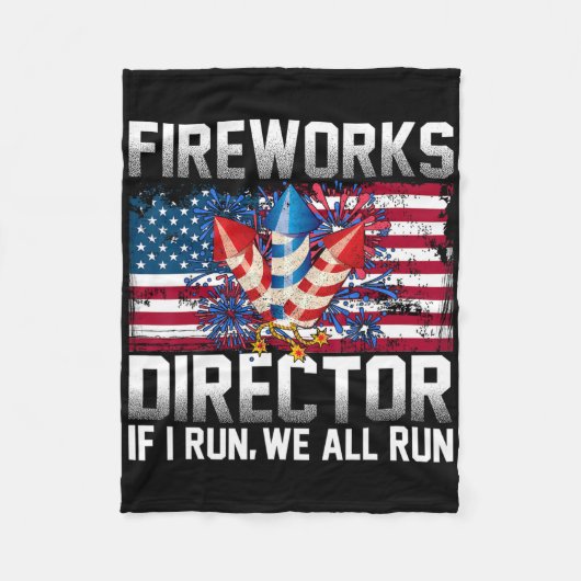 Couverture Polaire Directeur de Firework Technicien Je Vous Exécute 4 (Devant)