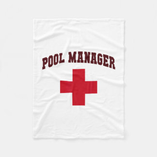 Couverture Polaire Directrices de la piscine amusantes filles de camp