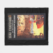 Couverture Polaire Dirigeable de Lebaudy avec des drapeaux du monde à (Devant (Horizontal))