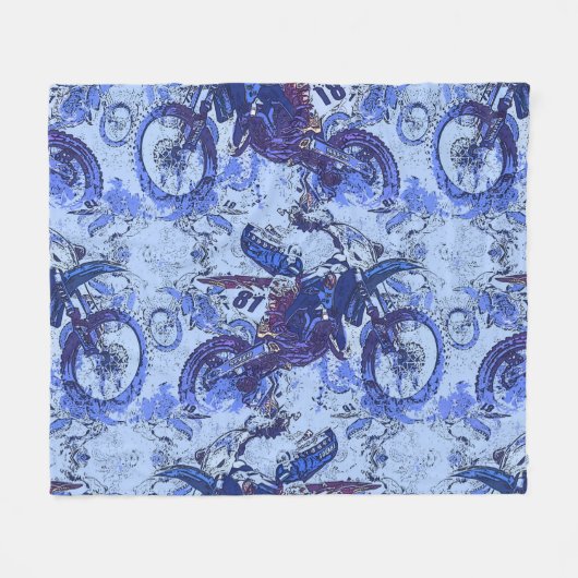 Couverture Polaire Dirt-Bike Heaven (Devant (Horizontal))