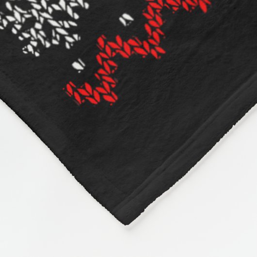 Couverture Polaire Dirt Bike Motorcycle Pajama Ugly Christmas Biker (Coin)