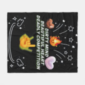 Couverture Polaire Dirty Mind Beautiful Heart Deadly Competition (Devant (Horizontal))