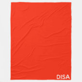 Couverture Polaire Disa Red color (Devant)