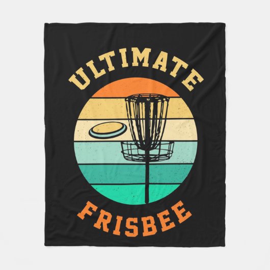 Couverture Polaire Disc Golf Ultimate Frisbee (Devant)