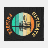 Couverture Polaire Disc Golf Ultimate Frisbee (Devant (Horizontal))