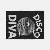 Couverture Polaire Disco Ball Disco Diva Queen1 (Devant (Horizontal))