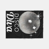Couverture Polaire Disco Ball Disco Diva Queen3 (Devant (Horizontal))