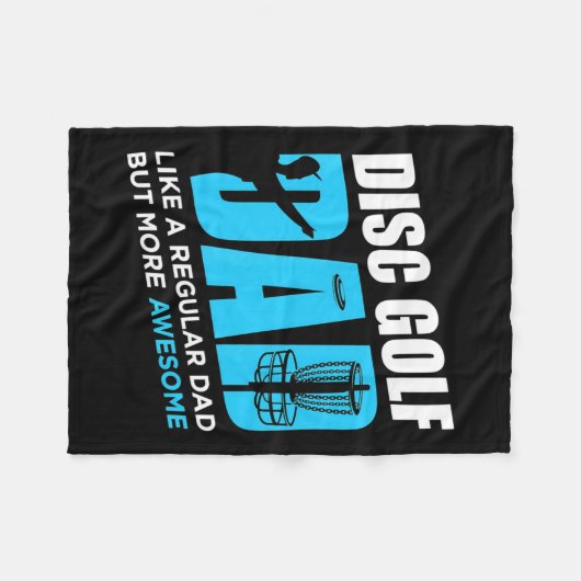 Couverture Polaire Disk Golf papa (Devant (Horizontal))