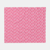 Couverture Polaire Dismal Pink Fleece Blanket Cows Western Ranch (Devant (Horizontal))
