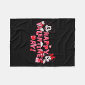 Couverture Polaire Disney Mickey Mouse et Minnie Mouse Joyeuse Saint- (Devant (Horizontal))