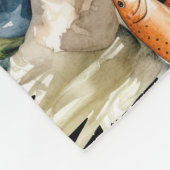 COUVERTURE POLAIRE "DISPARU PÊCHE" BLANCHET POUR ENFANTS (Coin)