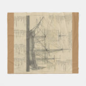 Couverture Polaire disposition de bateau de navigation (Devant (Horizontal))