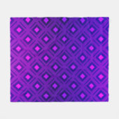 Couverture Polaire Disposition violet clair avec lignes, rectangle. b (Devant (Horizontal))