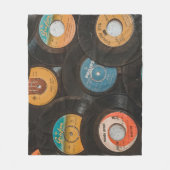 Couverture Polaire Disques Classiques Vinyle Noir (Devant)
