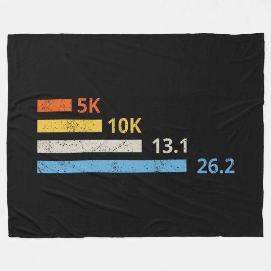 Couverture Polaire Distances de course I - 5K 10K 13,1 26,2 Marathoni (Devant (Horizontal))