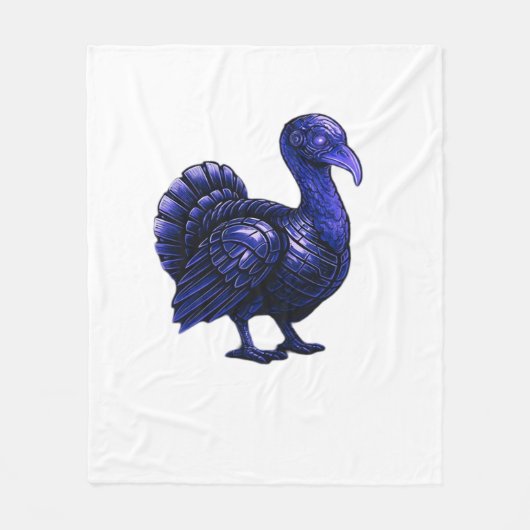 Couverture Polaire Distopian Turquie Thanksgiving Design Classique T- (Devant)