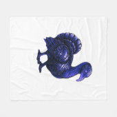 Couverture Polaire Distopian Turquie Thanksgiving Design Classique T- (Devant (Horizontal))