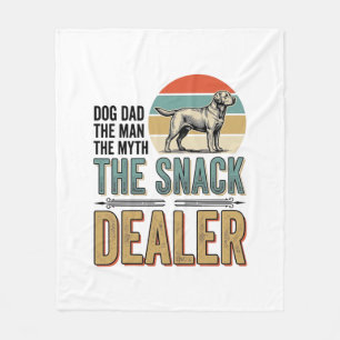 Couverture Polaire Distributeur de friandises pour papa de chien T-sh