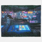 Couverture Polaire Distributeur de Soda Neon Midnight (Devant (Horizontal))