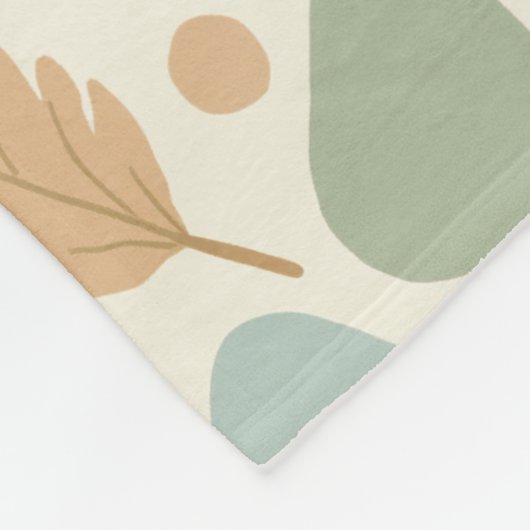 Couverture Polaire Diverses formes aux couleurs pastel (Coin)