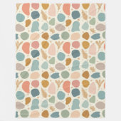 Couverture Polaire Diverses formes aux couleurs pastel (Devant)