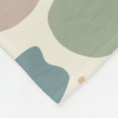 Couverture Polaire Diverses formes aux couleurs pastel (Coin)
