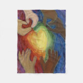 Couverture Polaire Diversité, Équité, Inclusion Fleece Jetez la couve (Devant)