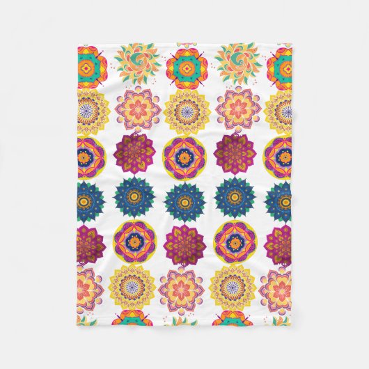 Couverture Polaire Diwali rangoli motifs (Devant)