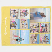 Couverture Polaire Dix Modèles photo Personnalisés Par Vous (Devant (Horizontal))