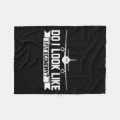 Couverture Polaire Do I Look Like I Fly Economy _ Funny First Cl Trav (Devant (Horizontal))