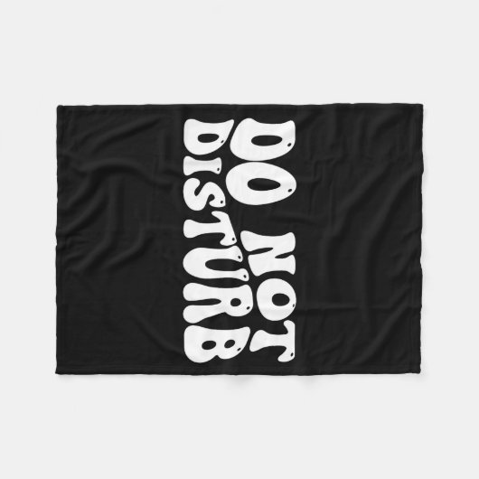 Couverture Polaire Do Not Disturb  (Devant (Horizontal))