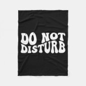 Couverture Polaire Do Not Disturb  (Devant)