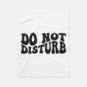 Couverture Polaire Do Not Disturb  (Devant)
