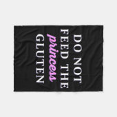 Couverture Polaire Do Not Feed The Princess Gluten (Devant (Horizontal))